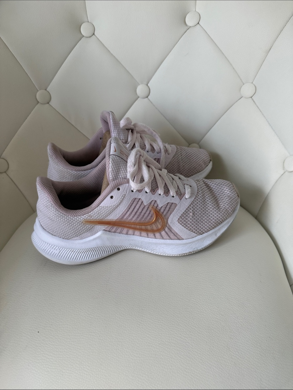 Nike Downshifter 11 Pink Blush Sneakers Mesh Lightweight for Road Running Sz 6.5 - Picture 3 of 14
